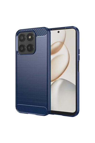 Techsuit Honor 400 Smart Case Carbon Silicone, blue