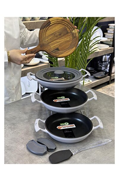 Brioni Try Cook 7 Piece Cookware Set Gray