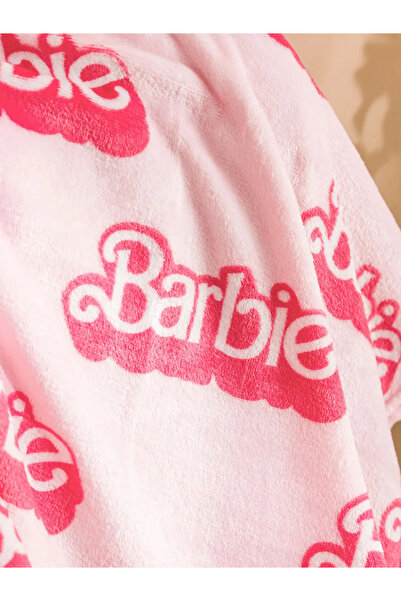 LC Waikiki LCW BLG BUTİK Pembe Barbie Baskılı Tv Battaniyesi 100x150 Cm