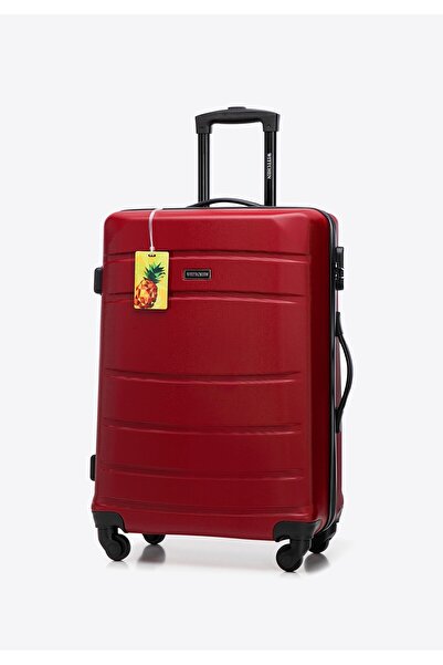 Wittchen Men's Medium ABS Case - U grooved with ID tag red red ABS