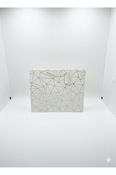 seasons box White paper gift bags with a geometric design – 40 x 50 cm – 12 pieces