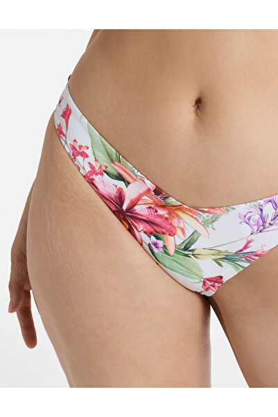 ESOTIQ Women's Bikini Bottom Classic Briefs Panties Tropical Pattern Low Waist Pool Beach | Lagoon