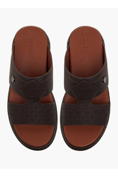 Duchini صندل عربي رجالي بحزام منقوش