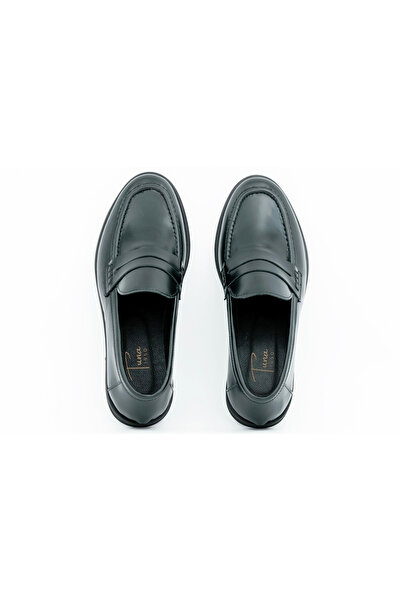 Tuna Genuine Leather Eva Sole Buckle Detailed Loafer Women's Shoes - Z126-16