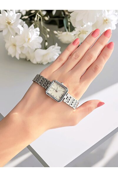 Homies Steel Cord Square Case Women's Wristwatch, with Gift Box and Bracelet Gift