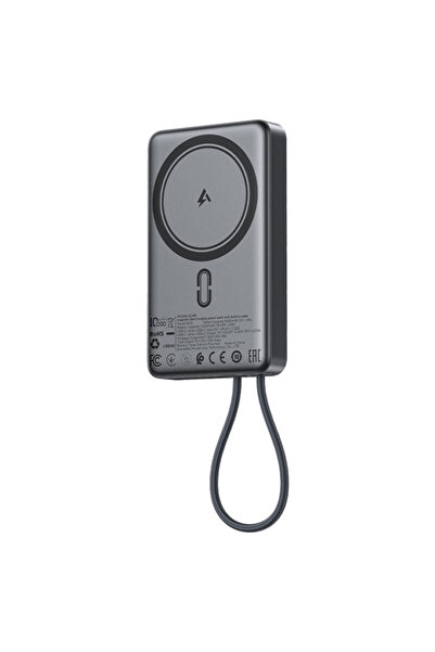 Acefast Power bank 10000 mAh with integrated cable, PD 20W M18-20000