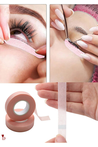 Dami Beauty Ipek Kirpik Bant Kaşmir Kirpik Göz Altı Koruyucu Rulo Bant Profesyonel