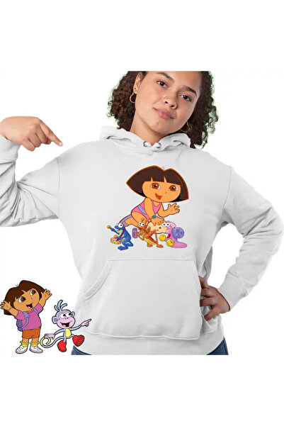 OEM Dora the Explorer Women's Sweatshirt - Frog, Cricket, Snail, Sand