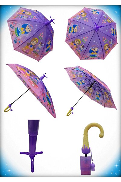 Rainwalker Ayaklı Bardaklı Ve Düdüklü Eğlenceli Dondurma Külahlı Otomatik Mekanizmalı Çoçuk Şemsiyesi