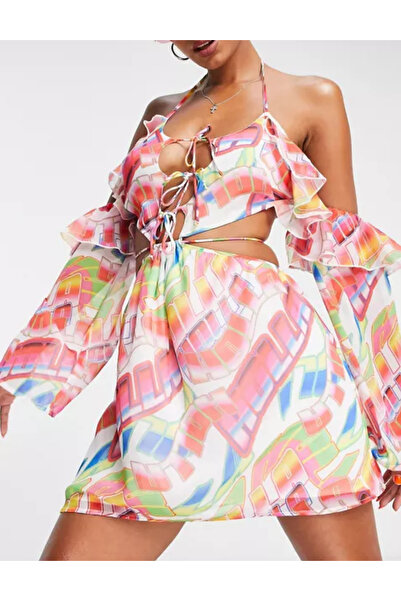 ASYOU mini dress, mix colors