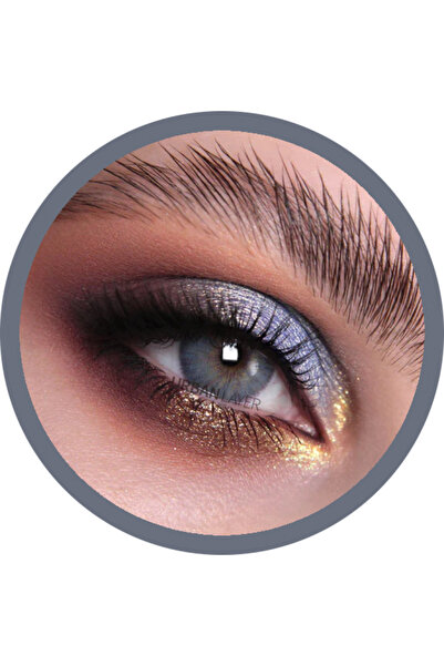 Urban Layer Angeles N Violet Indigo colored contact lenses, complete package with solution and case