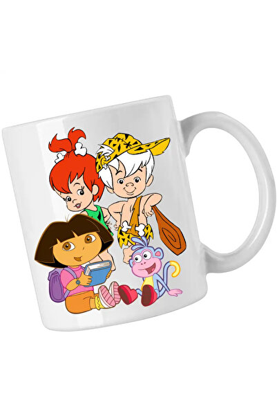 OEM Cana Dora the Explorer Familia Flintstone Bam Bam Bebelusi