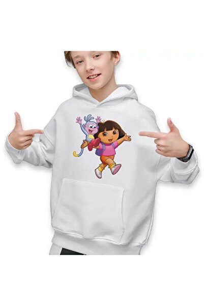 OEM Hanorac Copii Baieti Dora Explorer Maimuta Aventuri