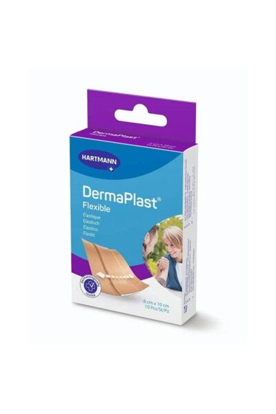 DermaPlast Flexible Elastic Plasters 6x10cm 10'S