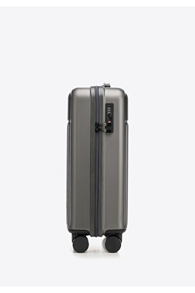 Wittchen Valiză de cabină bărbătească din ABS cu dungi verticale gri gri ABS