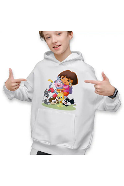 OEM Hanorac Copii Baieti Dora Exploratoarea Looney Tunes Taz Bugs Bunny Sylve...