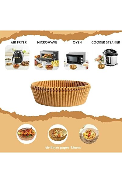 OEM Set of 50 Round Air Fryer Baking Papers, 20 cm,