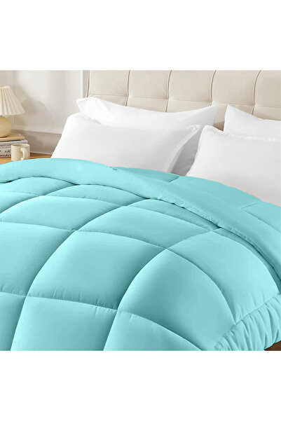 Five Store Microfiber filled quilt, ranforce cotton, summer, 200 g/sqm, light turquoise, 210 x 230 cm