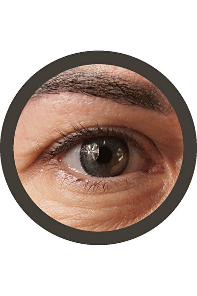 Urban Layer Cloud R Deep Gray Gray colored contact lenses, complete package with solution and case