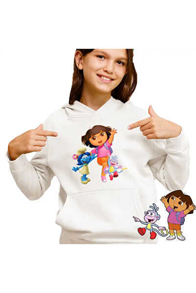 OEM Kids Girls' Sweatshirt Dora the Explorer Smurfette Blossom Boots