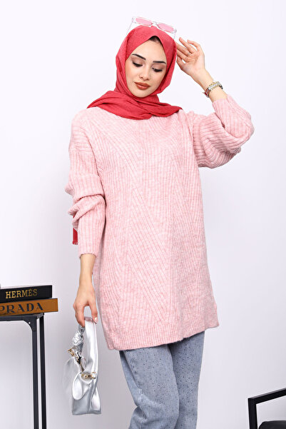 İmajButik Powder Crew Neck Knitwear Sweater