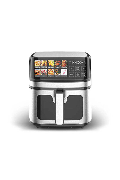 Cookchen 13.5 L Stainless Steel Digital Air Fryer with LED Display and Knob Control