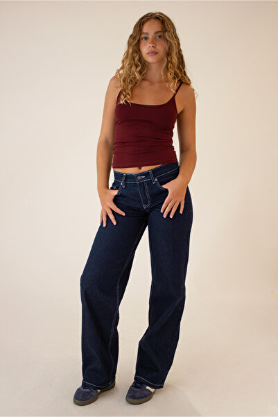 september island Elizabeth Dark Navy Low Waist Jeans