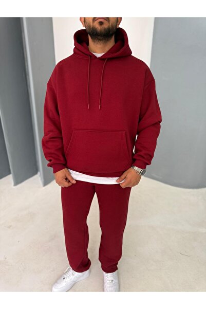 Baycombine35 Σετ 2 τεμαχίων φούτερ-φούτερ υψηλής ποιότητας 3 νήματα