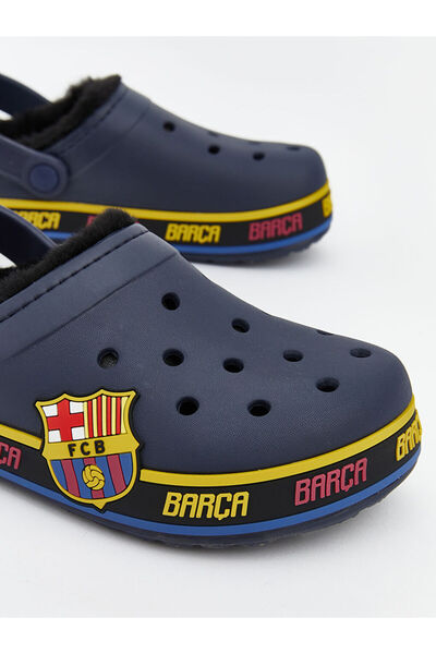 LC Waikiki Navy Blue Printed Boys' Beach Sandals