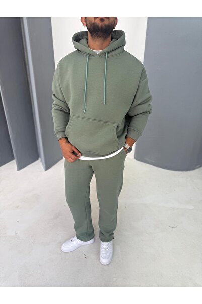 Baycombine35 3 Thread Premium Quality Top-Bottom 2-Piece Tracksuit Set