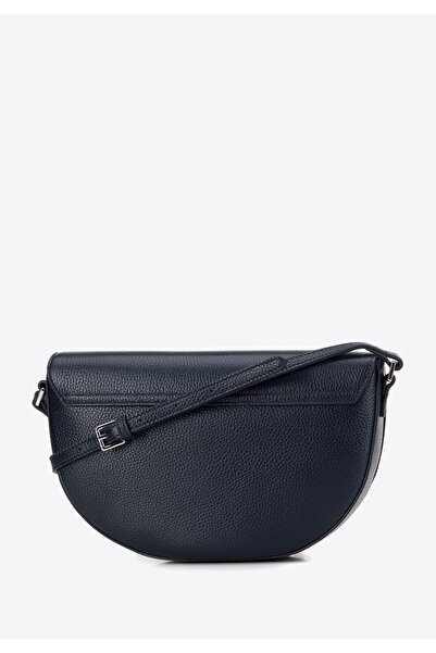 Wittchen Geantă de damă tip șa din piele granulată, bleumarin, bleumarin, piele