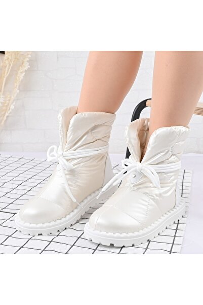 Tmall Women's boots, made of suede with fur interior,TM1CD1033,White