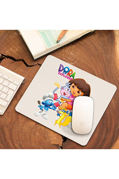 OEM Mousepad Dora The Smurfs The Shy Chef The Smurf
