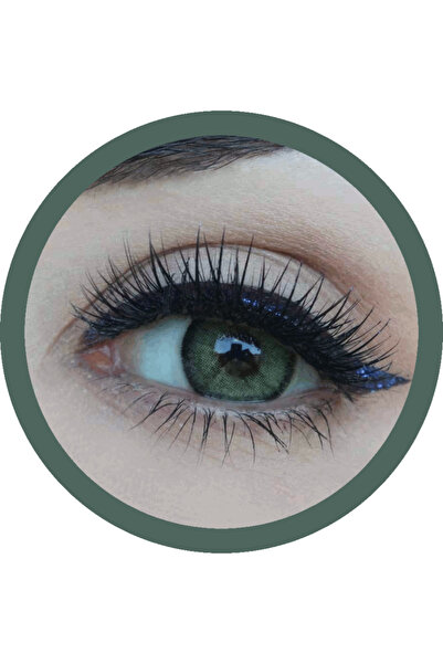 Urban Layer Cloud R Green Lentile de contact colorate verzi, pachet complet cu solutie si suport