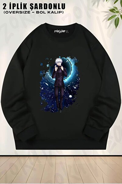 ZOKAWEAR سويت شيرت للجنسين من Jujutsu Kaisen Satoru Gojo (SENSEİ) v2 B مطبوع ...