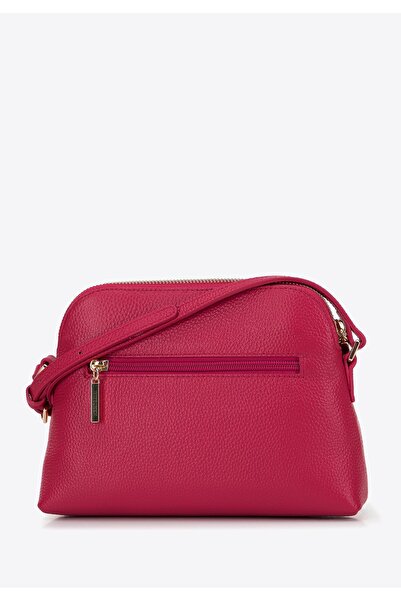 Wittchen Woman Mini Leather Handbag Trapezoidal Pink Leather