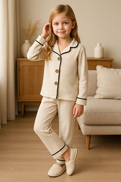 MAXI DRY Pamuklu Kışlık Kız Çocuk Pijama Takımı