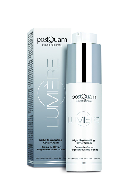 PostQuam Cremă de noapte Lumiere cu extract de caviar