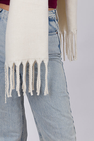 Histakı Women's Plain Model 100% Cotton Woven Shawl Scarf 70*190