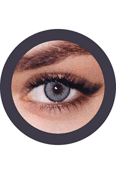 Urban Layer Cloud R Gray Gray colored contact lenses, complete package with solution and case