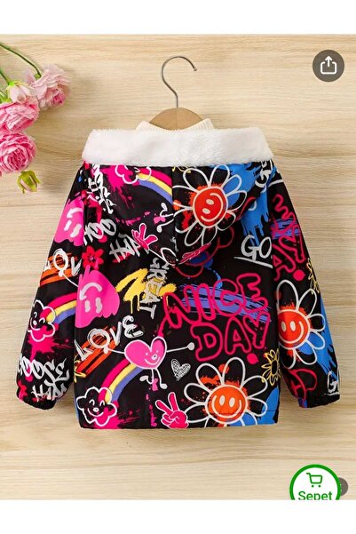 LADİN Новосезонно вътрешно плюшено детско палто 100% памук