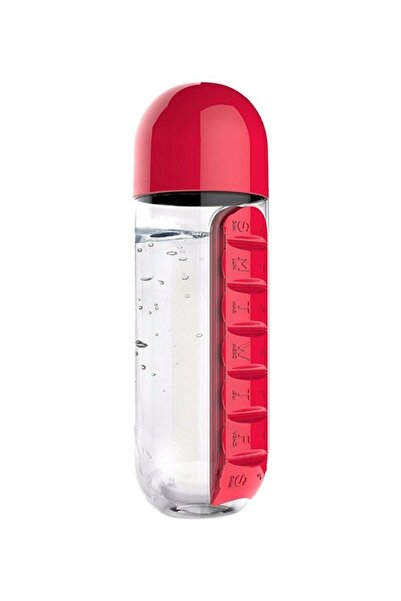 Generic 2-In-1 Water Bottle With Pill Box Organizer