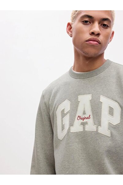 GAP Φούτερ με λογότυπο Crew Neck