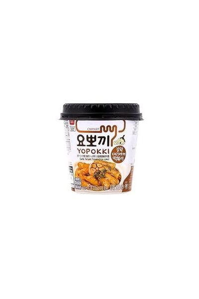 Yopokki Garlic Teriyaki Tteokbokki Sarımsaklı Teriyaki Soslu Kore Pirinç Keki...
