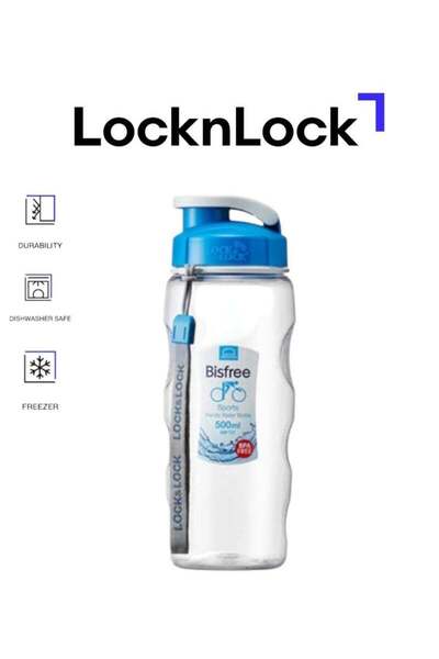Generic LOCK & LOCK LocknLock Bis Free 500ml Sports Handy Bottle â€“ Durable Tritan Plastic, BPA-Free, and