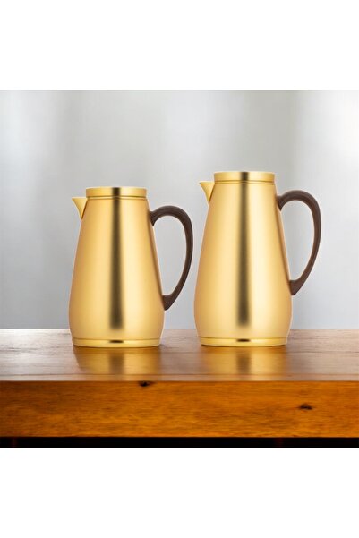 Generic Handa Thermos, 2nd floor, matte gold, wooden