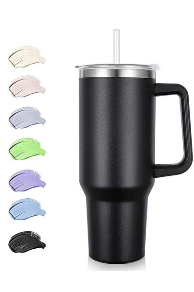 Generic Cool Baby COOLBABY 40 oz (1.2L) Tumbler with Handle and Straw, Insulated Stainless Steel Tumbler wi