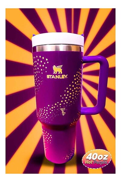 Generic Stanley Stanley x Barbie 40oz Tumbler Limited Edition Stainless Steel Travel Mug with Reusable Stra