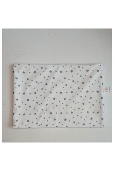 Pampy Waterproof Pad, Blanket-Type, Absorbent & Washable, Reusable, 80x100 cm, Cotton, White, Stars