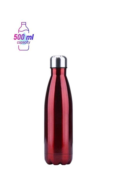 Generic Thermal Insulated Water Bottle Red/Silver